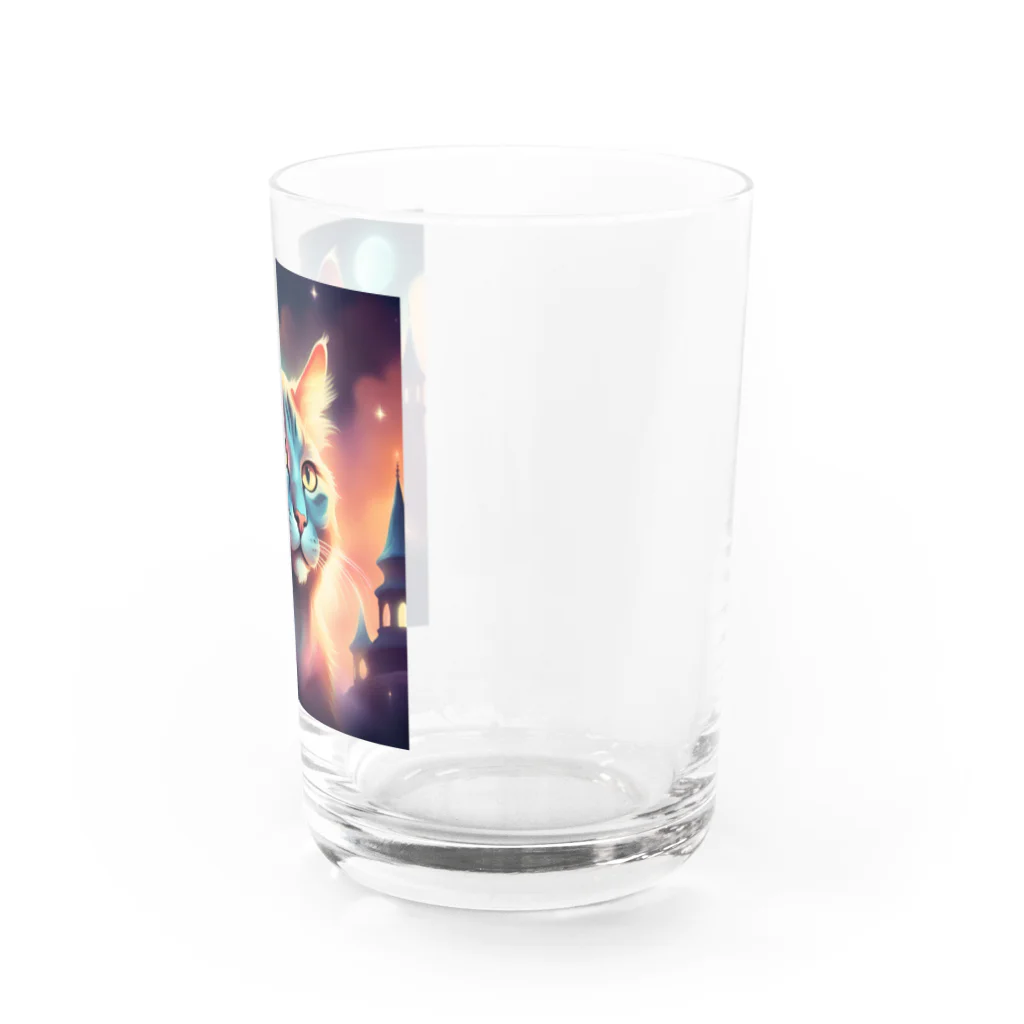 ホラーオリジナルアイテムの幻想的な猫 Water Glass :right