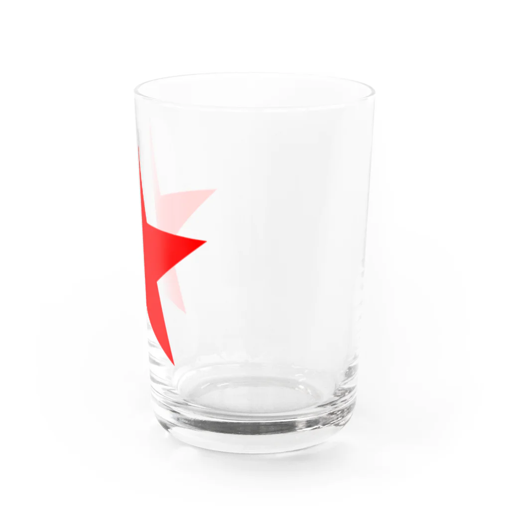 ファンシーTシャツ屋の赤星 Water Glass :right