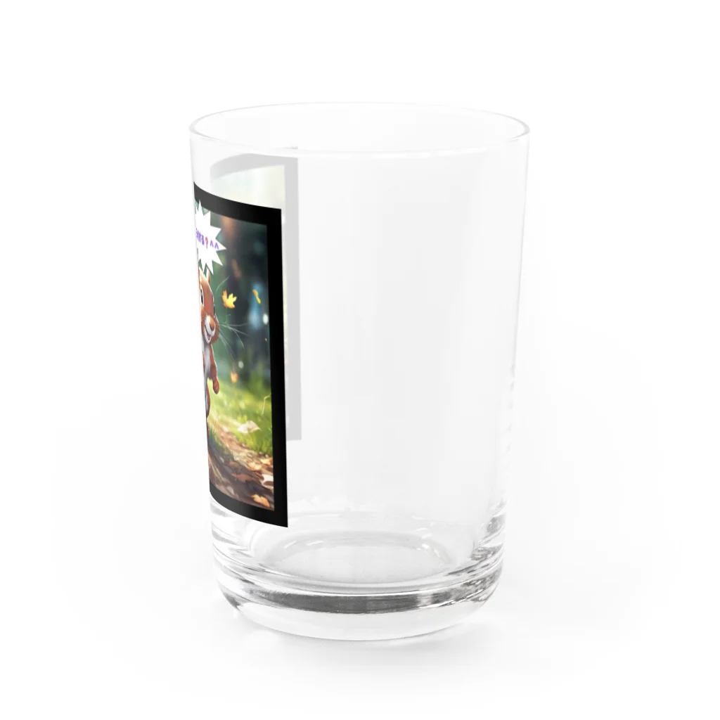 taki・ショップのリス Water Glass :right