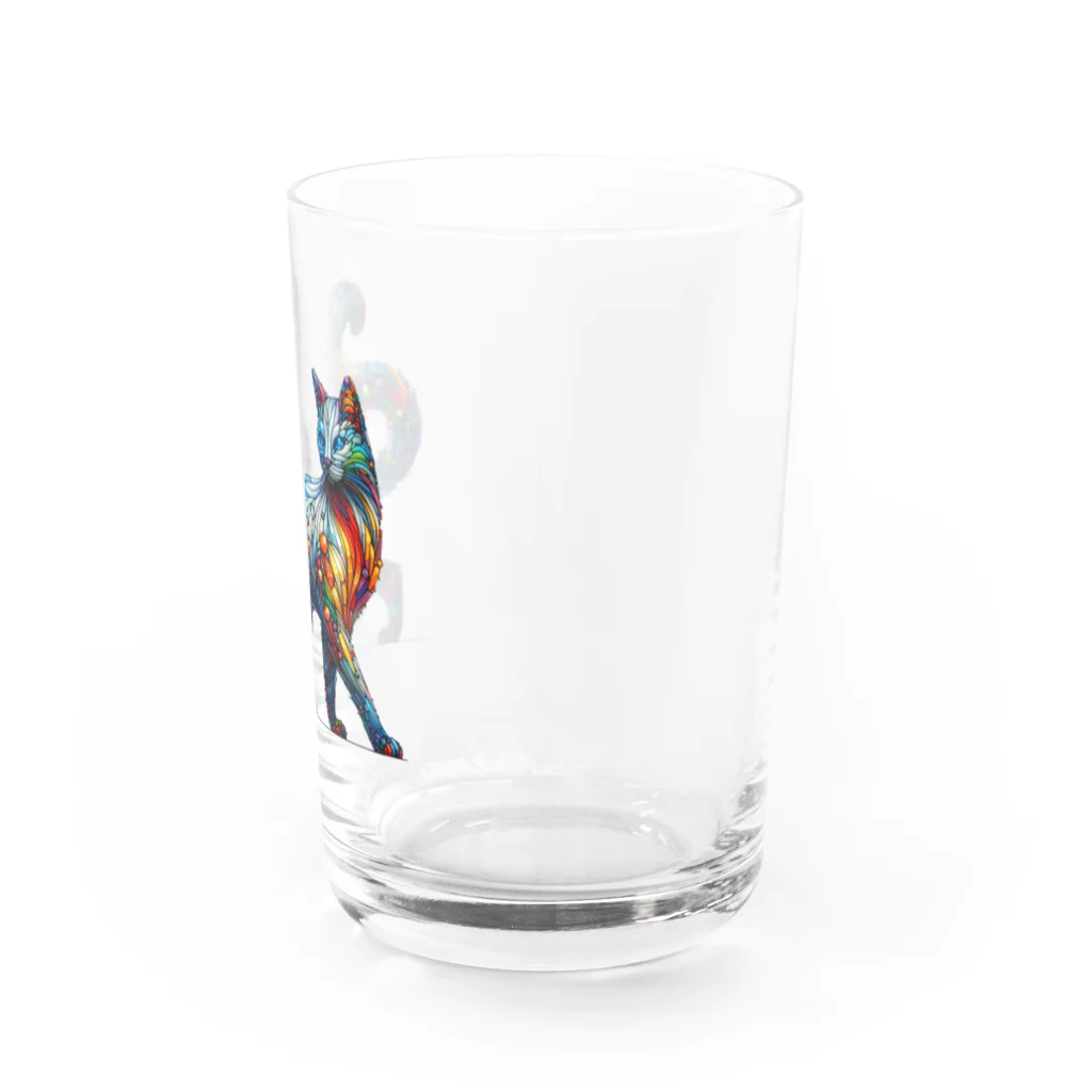 macchonのガラス猫02 Water Glass :right