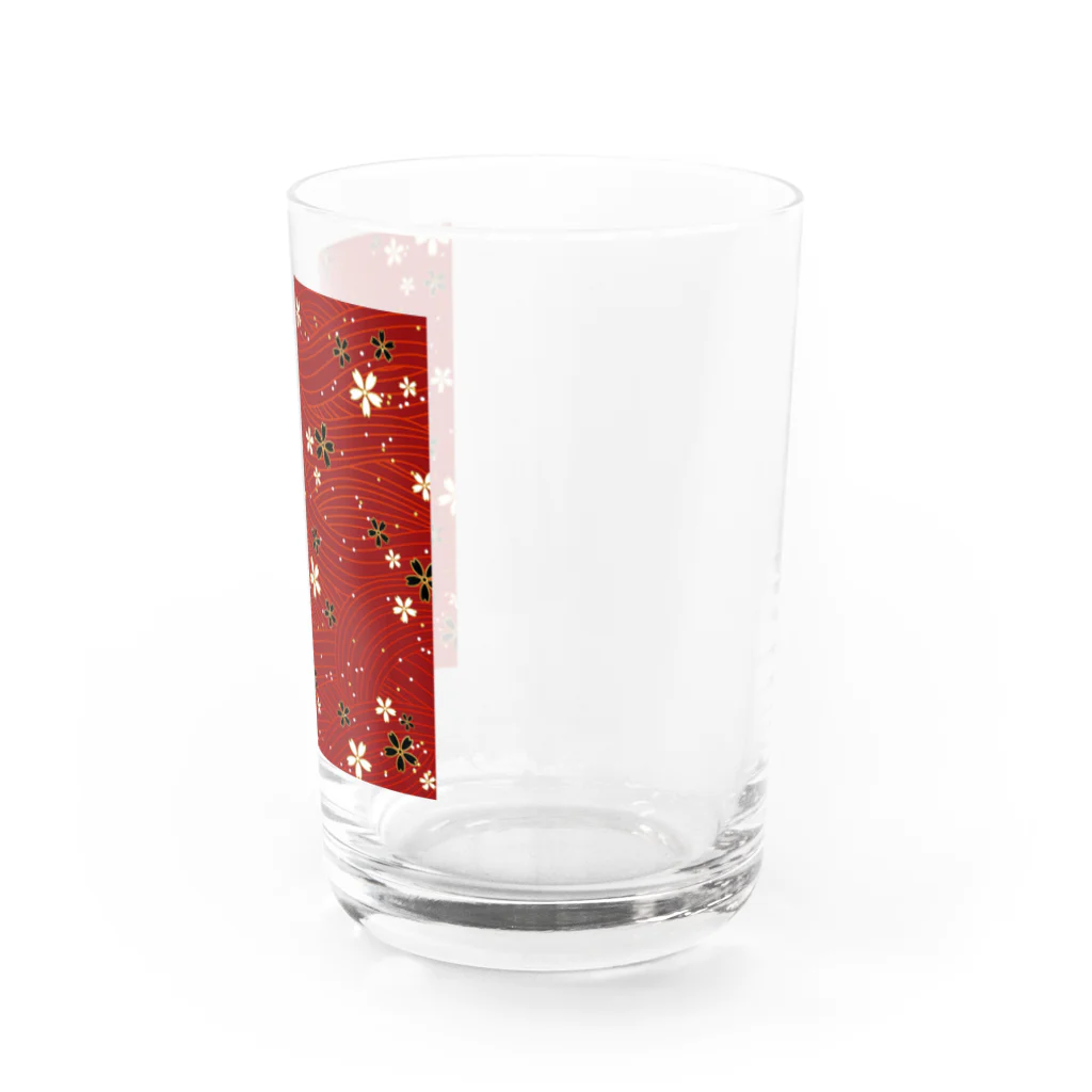 SHIMIZUの和花柄 Water Glass :right