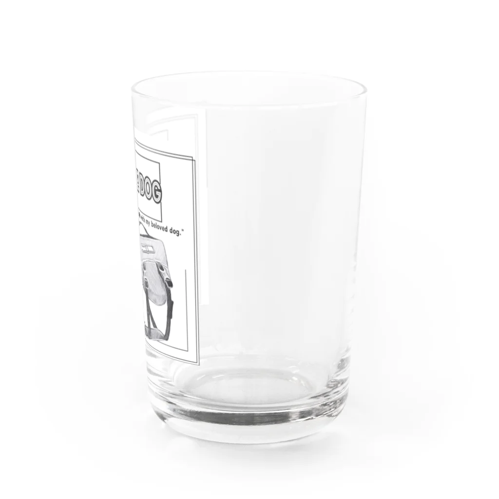 rokkakukikakuのCANOE　DOG　ライフジャケット Water Glass :right