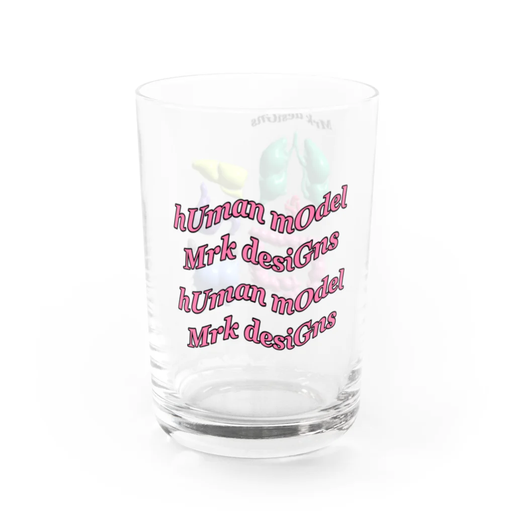 MRK DESIGNSのHuman model  ( pink ) Water Glass :right