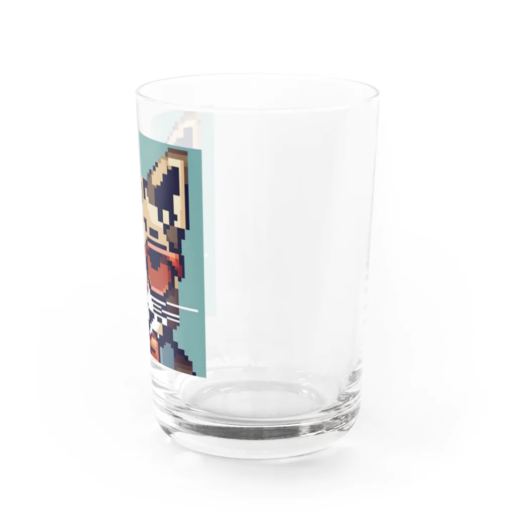 Walnut WhisperのSharp Cat Water Glass :right