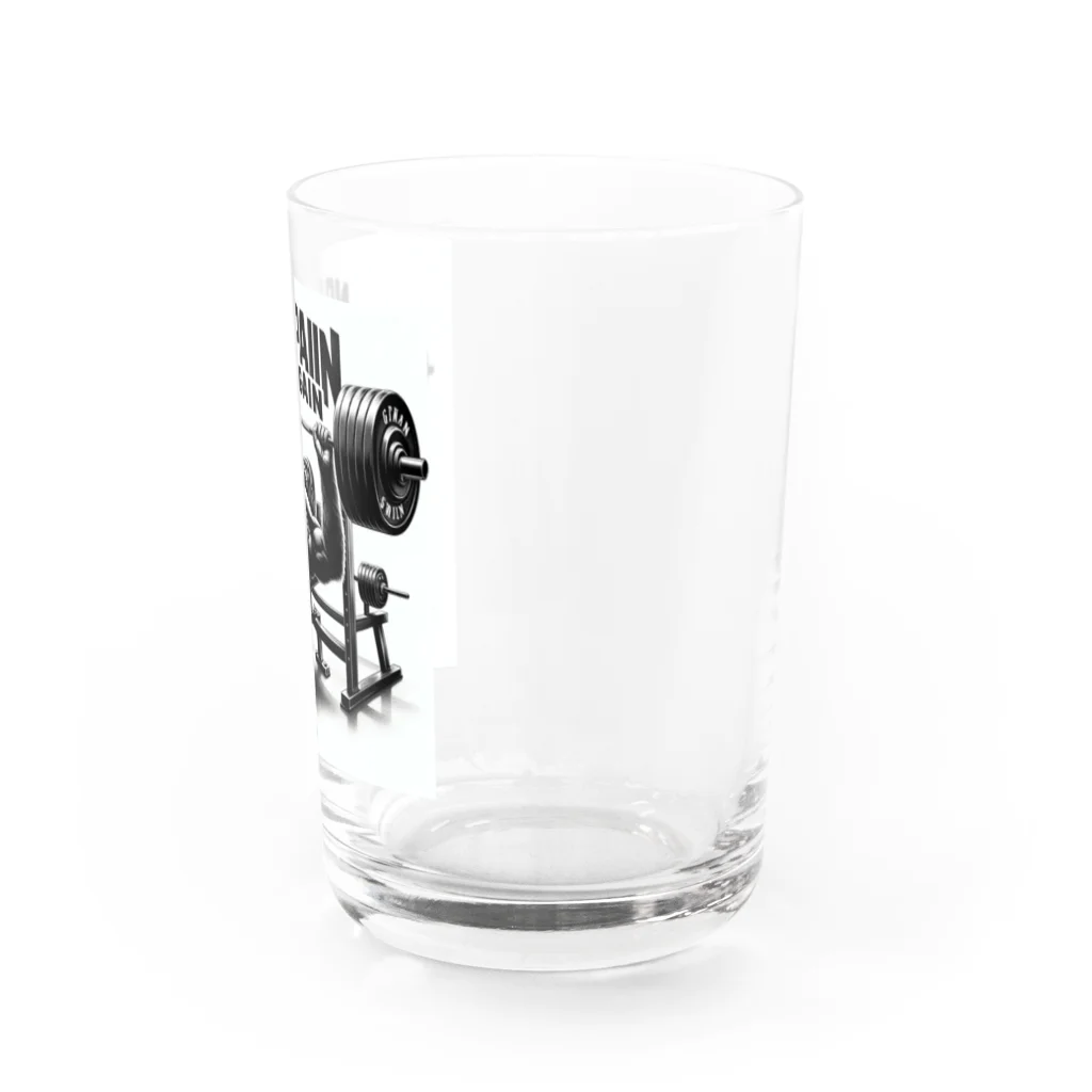 BlueOcean987のNO PAIN NO GAIN ゴリラベンチプレス Water Glass :right