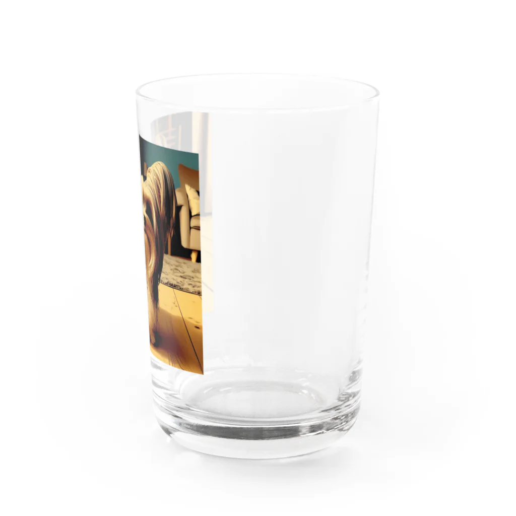 Dog Selectionの惹かれる！可愛さ満点のヨーキーアイテム Water Glass :right