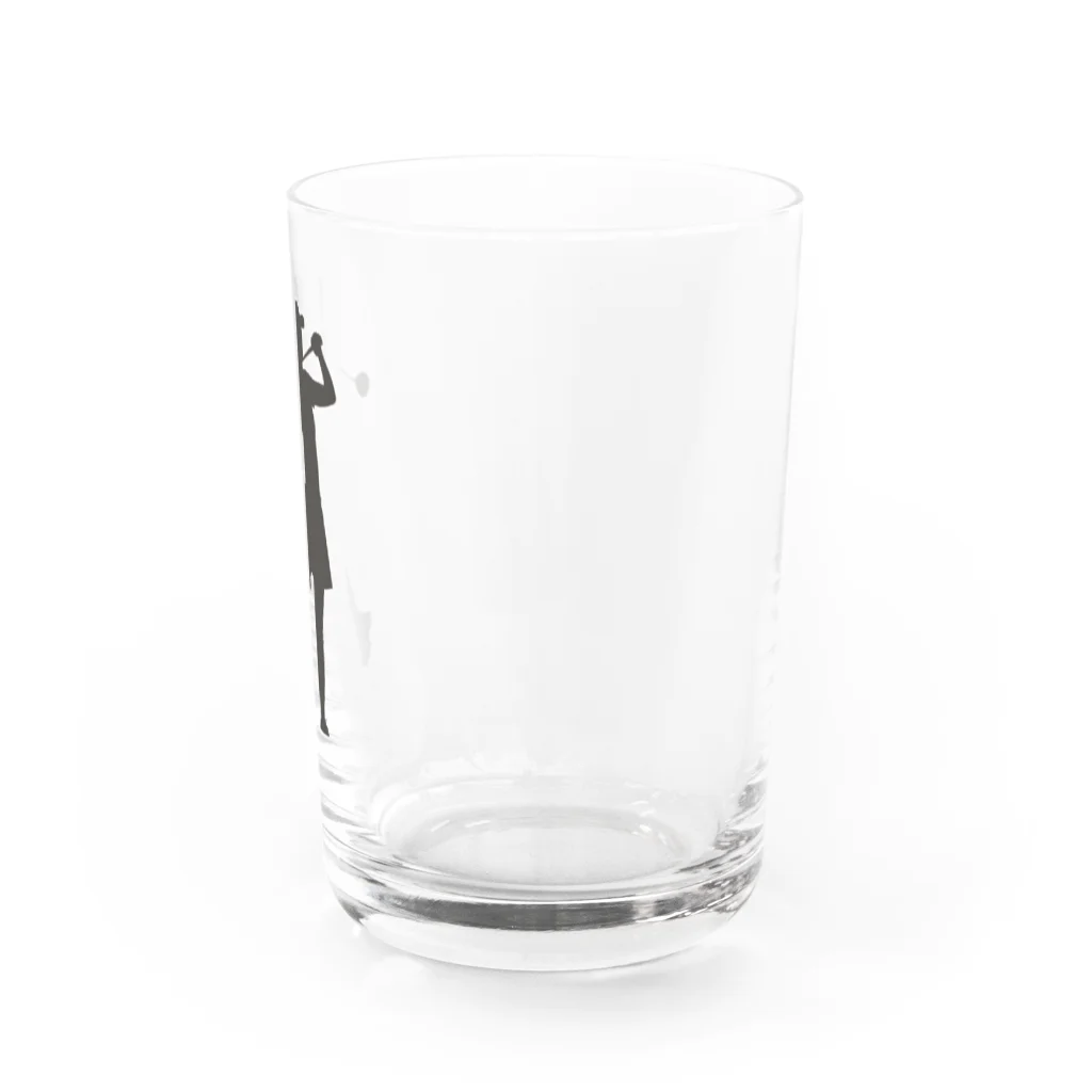 ぱんだまんのシャドーゴルフ（WOMEN) Water Glass :right