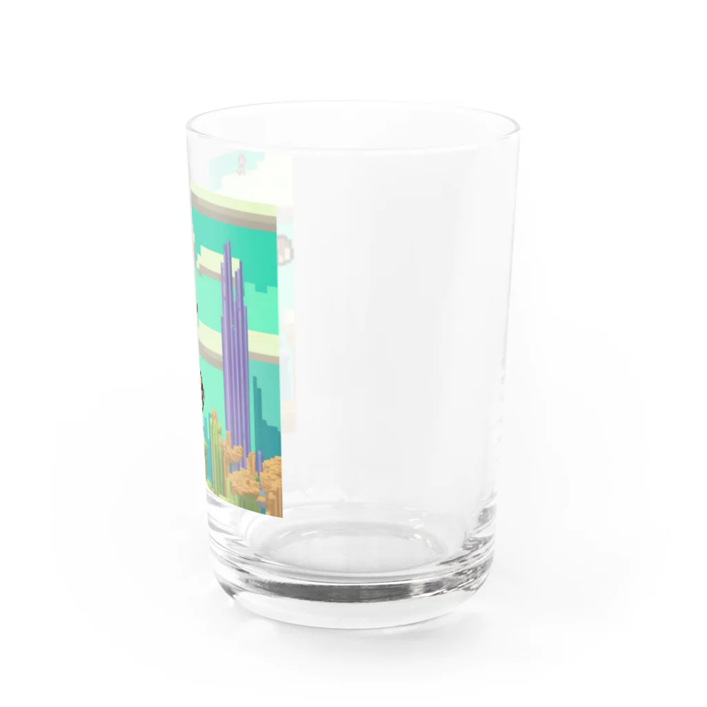 yuhi04のスカイダイビングの冒険猿 Water Glass :right