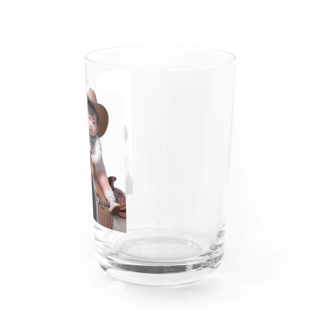 taka-kamikazeの赤ちゃんカウボーイ Water Glass :right