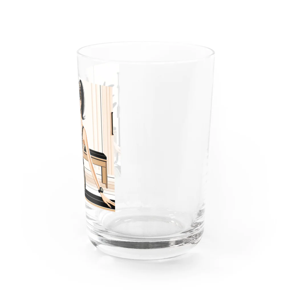 21歳女子　運動大好きMinamiのおしゃれMinami のヨガグッズ！ Water Glass :right