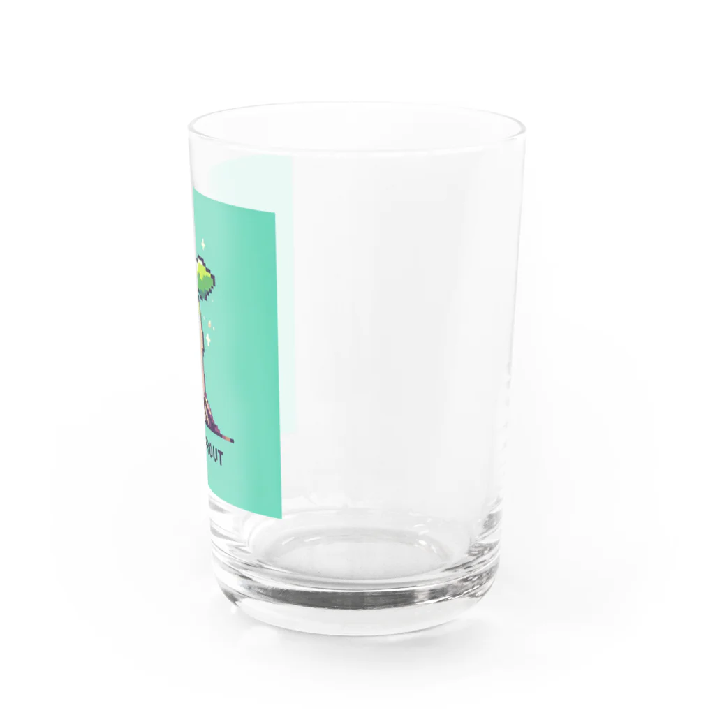 ドット絵調理器具のドット絵「もやし」 Water Glass :right