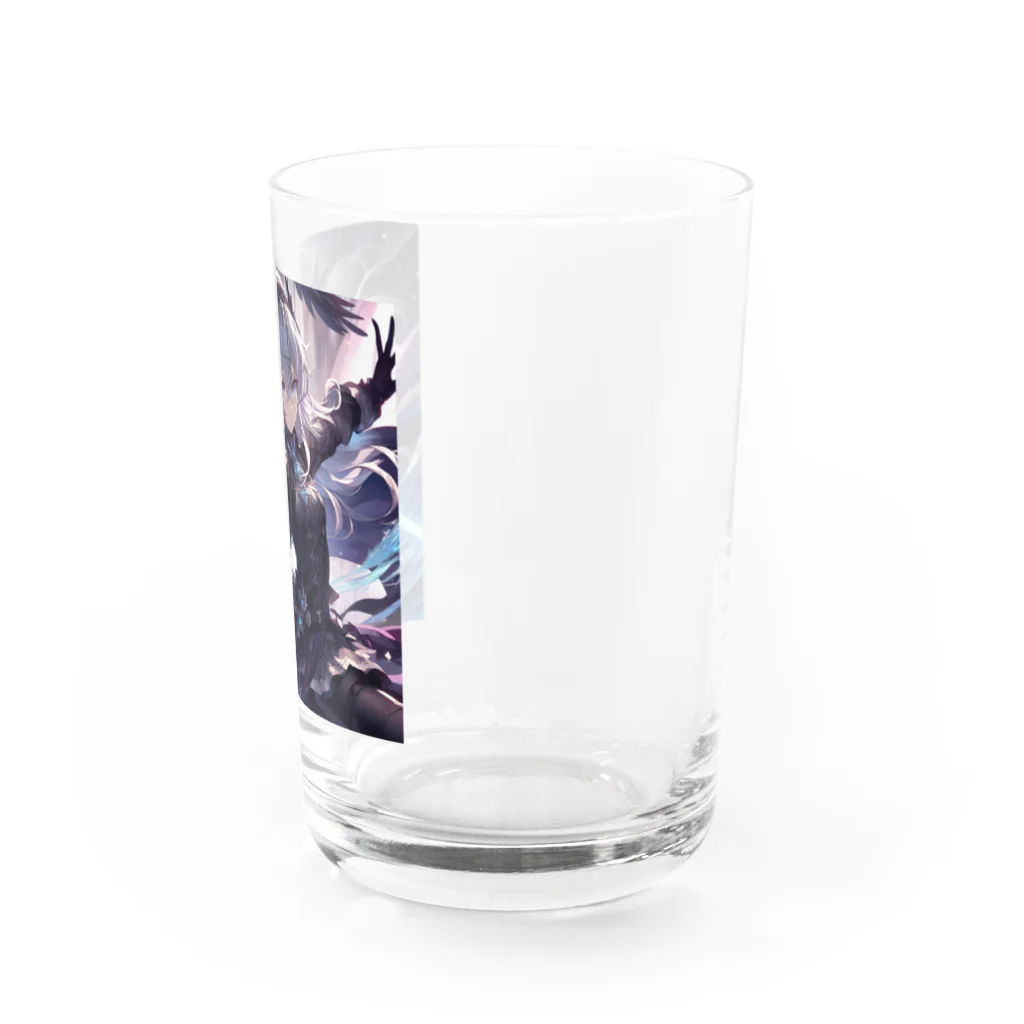 くろぼんの女性剣士 Water Glass :right
