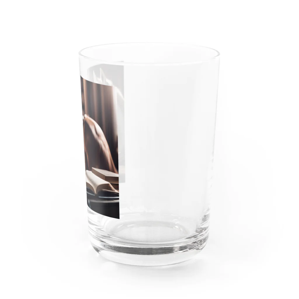 UDRUMSの読書家の馬 Water Glass :right