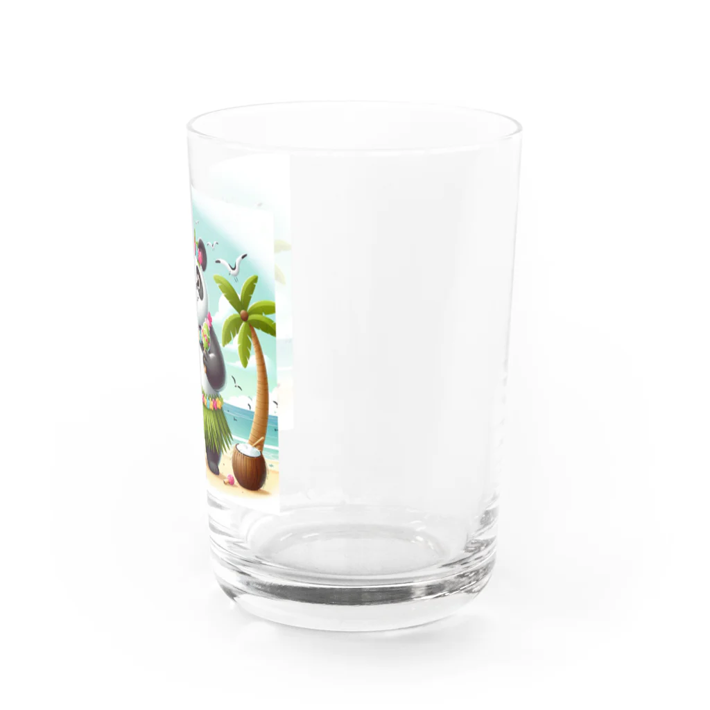 redpanda_pandaのALOHAパンダ Water Glass :right