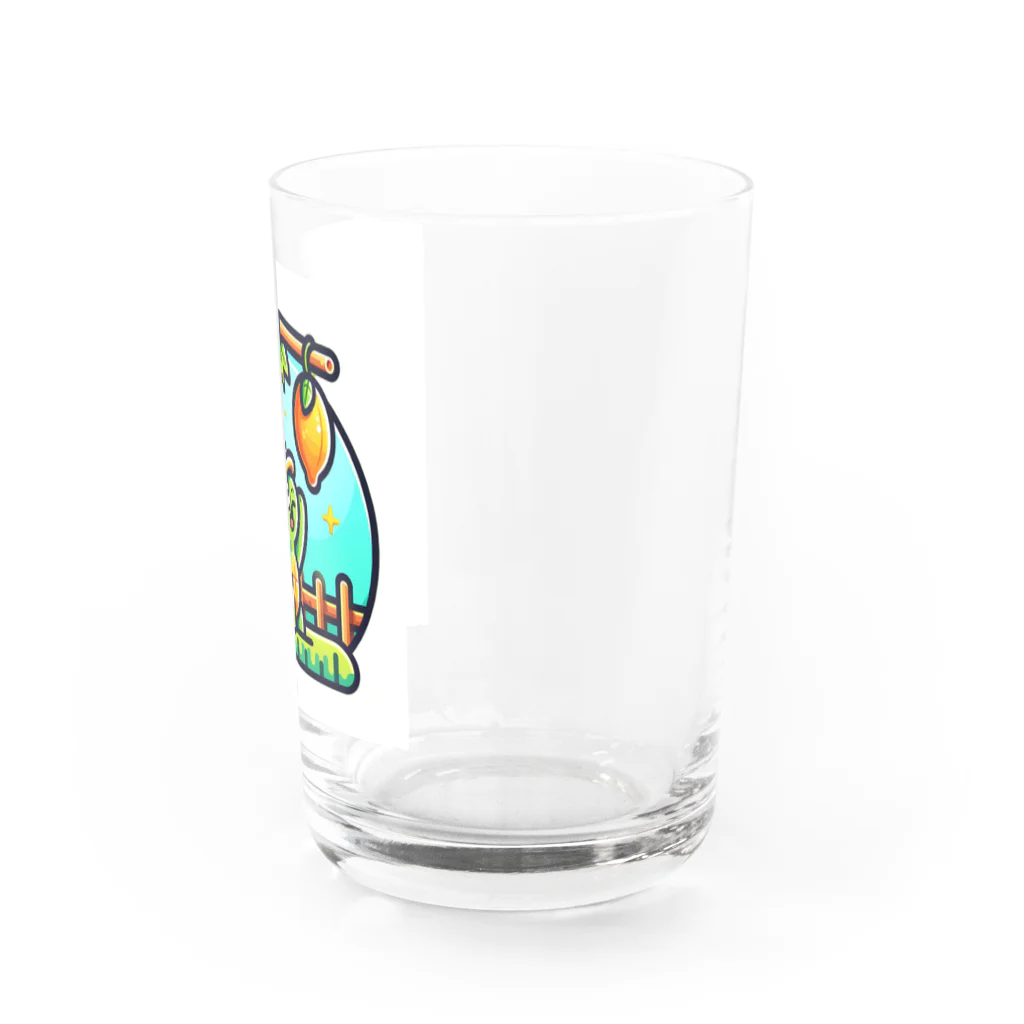 Bumps Design Collectionのパパイヤとかめたろう Water Glass :right