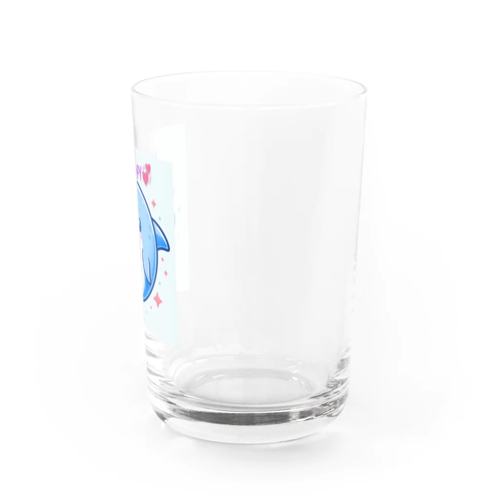 終わらない夢🌈の可愛いイルカちゃん🐬💞 Water Glass :right