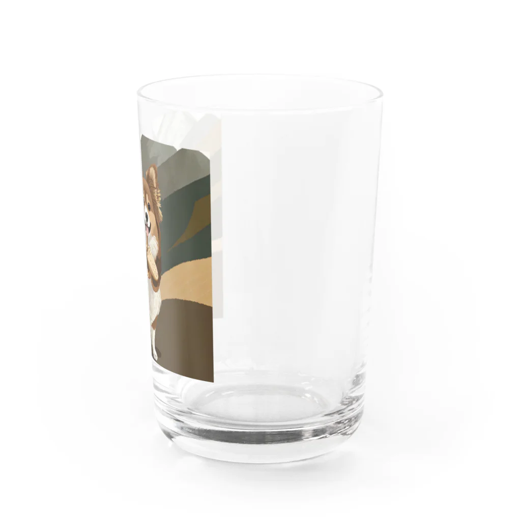 moyo3150のモカちゃん Water Glass :right