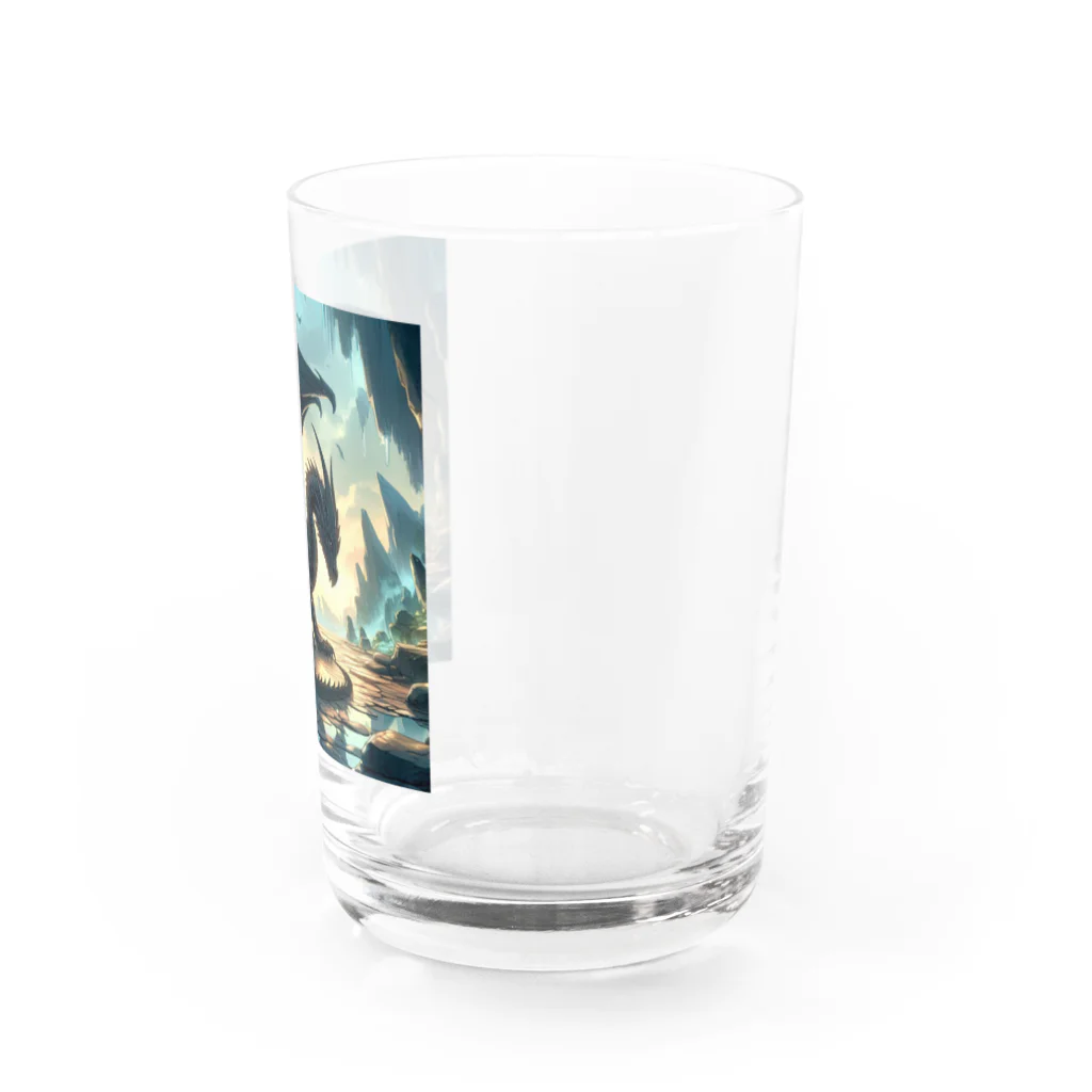 comati12の静かなる黒龍 Water Glass :right