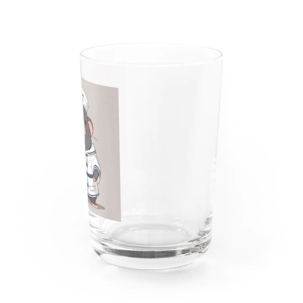 マジカルメッセージのネズミの水兵 Water Glass :right