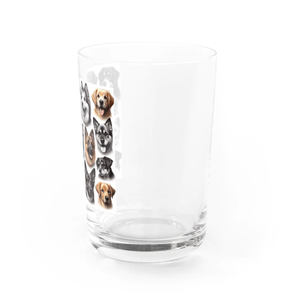 dogfulのかっこいい大型犬 Water Glass :right