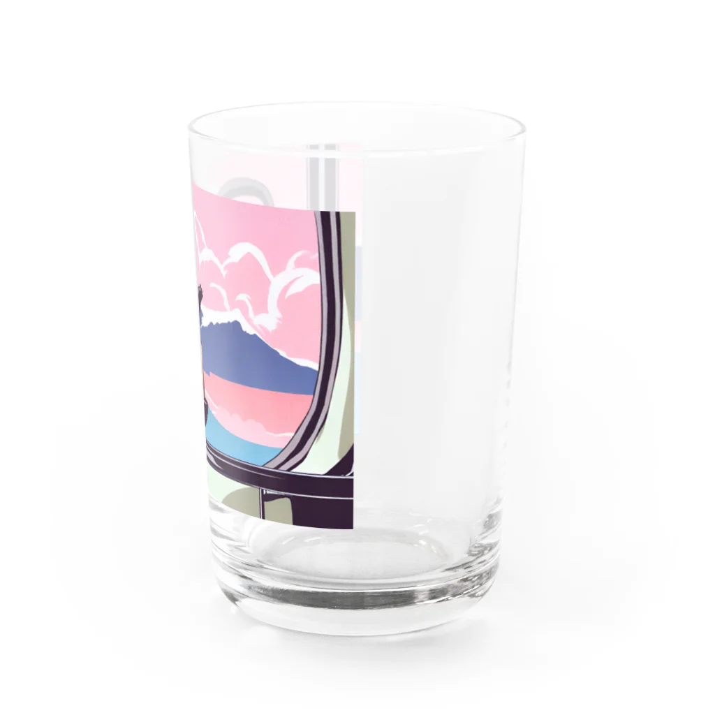 SORATOBI_YAKANの車窓とヤカン Water Glass :right