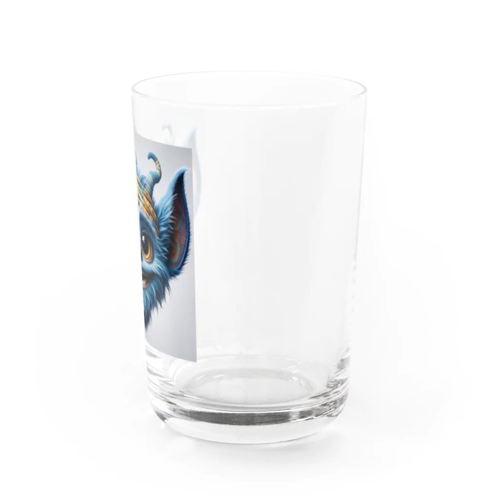 くっにーちゃんのBlue Monster Water Glass :right