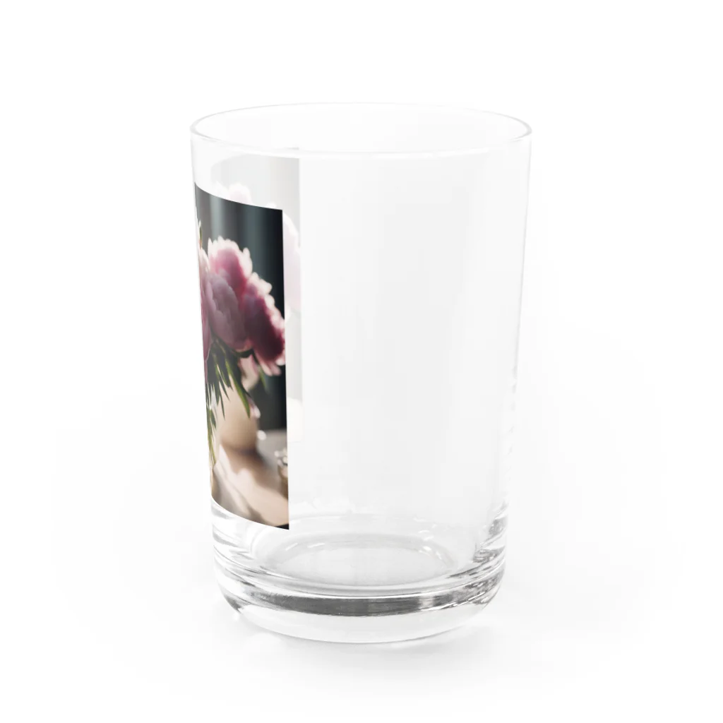 紅茶のピオニー柄 Water Glass :right