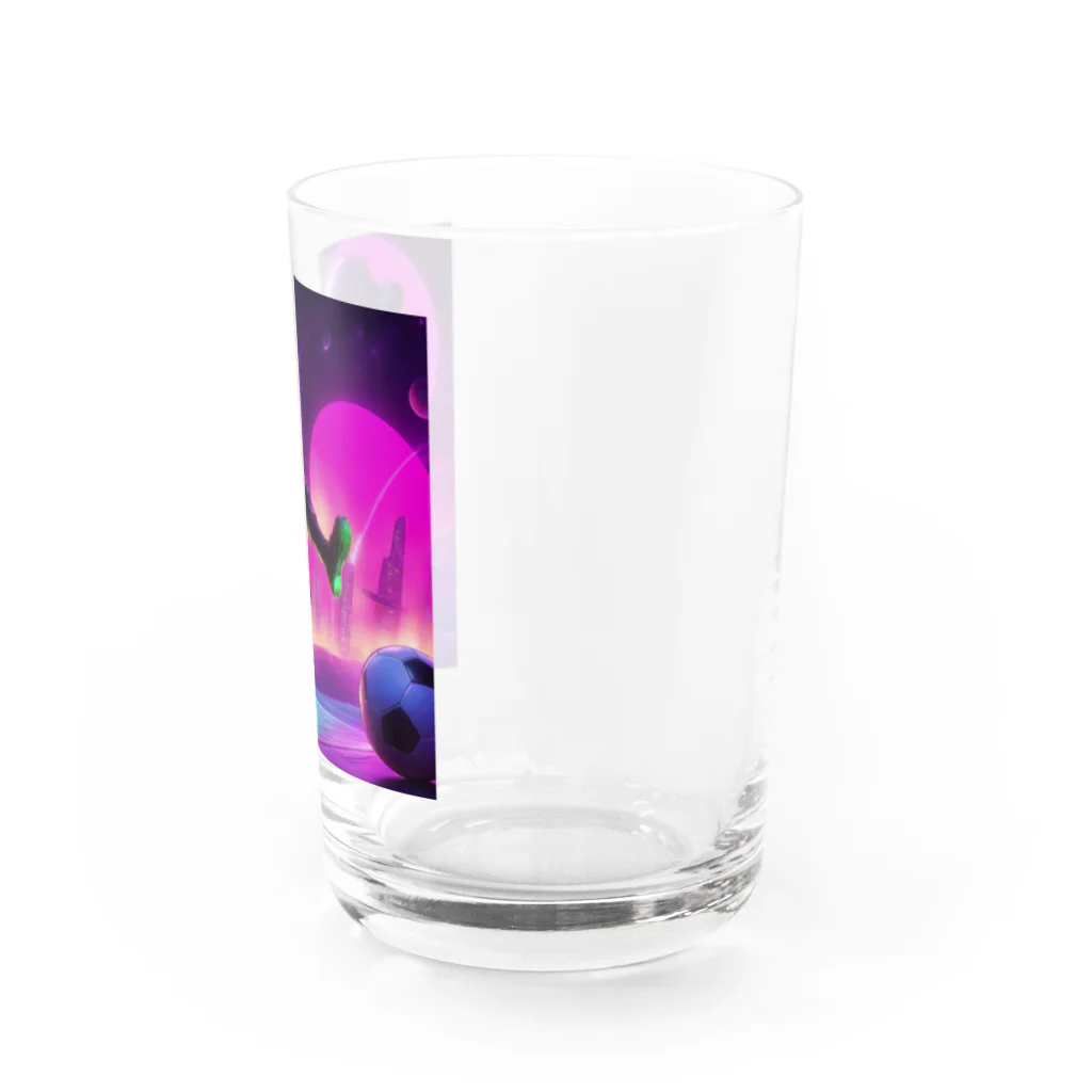 SliceofLifeのサッカーポイゾネス Water Glass :right