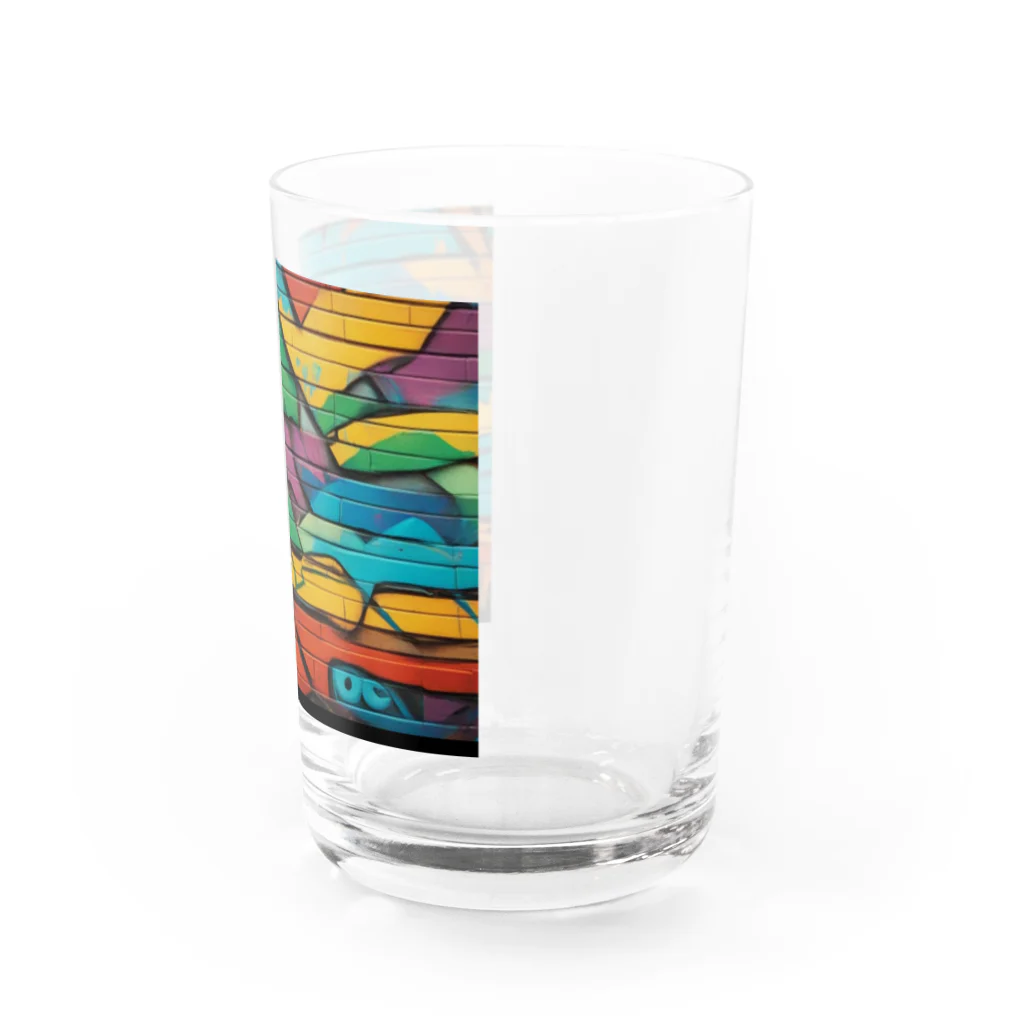 テフラんずのサイケデリックアート Water Glass :right