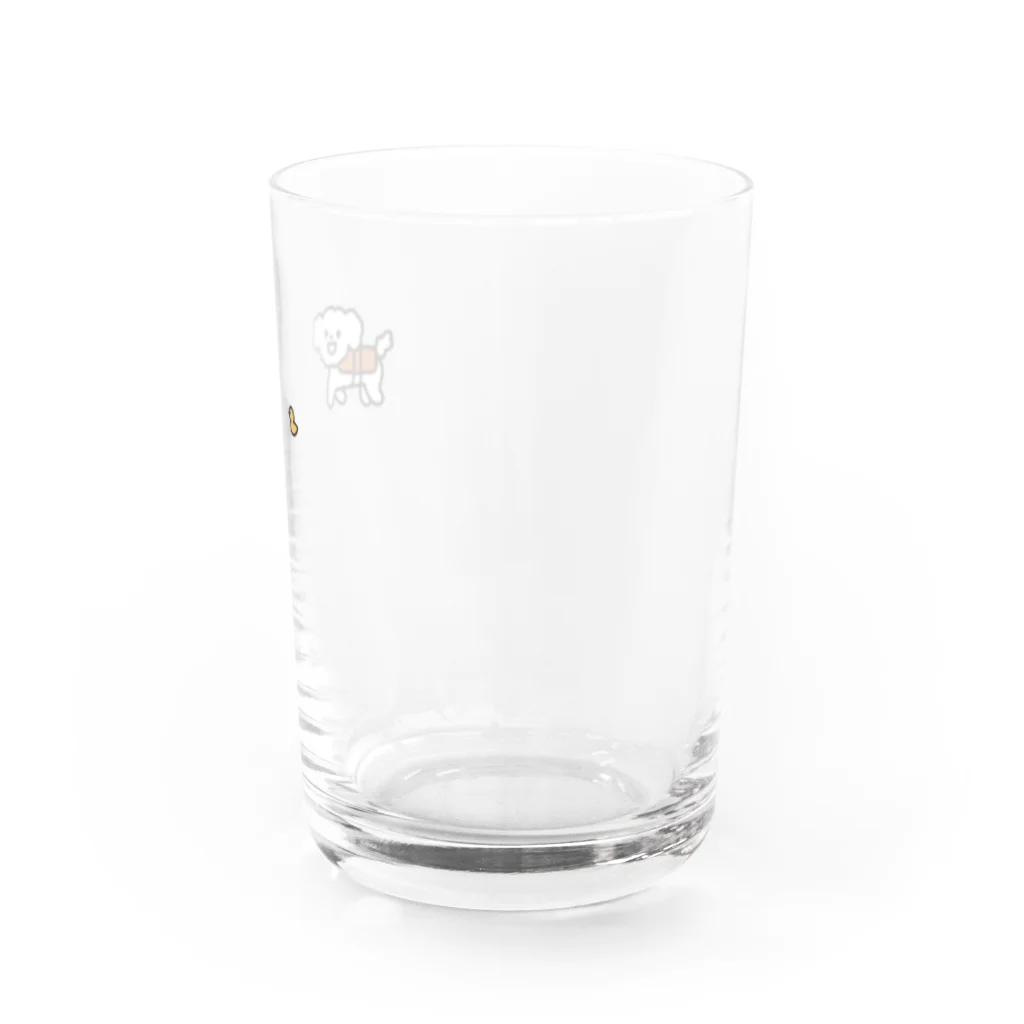 みやつち やえの飲み物のなかで泳ぐはなちゃん Water Glass :right