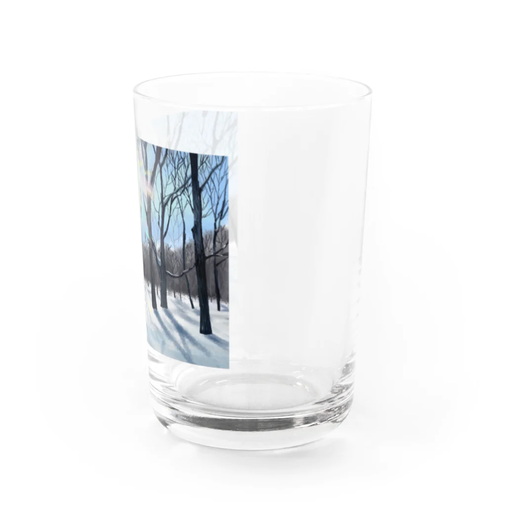 MOMODAMONの冬の雑木林 Water Glass :right