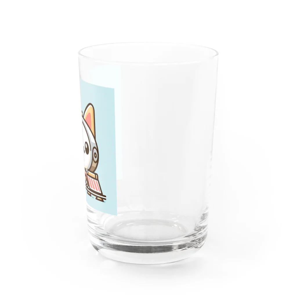 コウヘイの猫電車 Water Glass :right