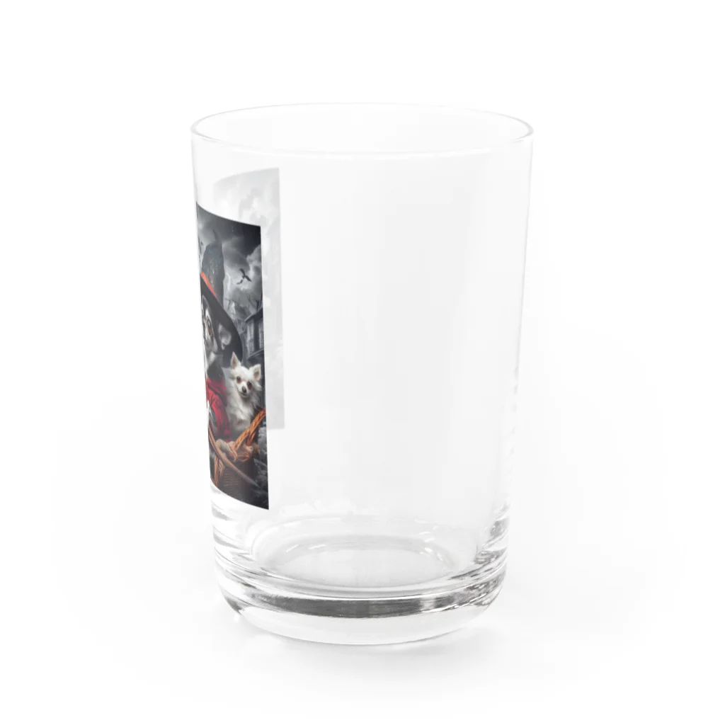 チワワンSHOPの狼とチワワ8 Water Glass :right