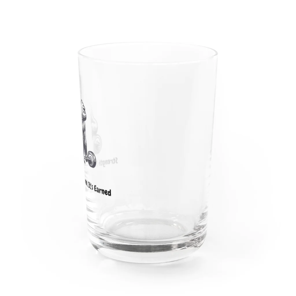Clozettaの筋トレするゴリラ Water Glass :right