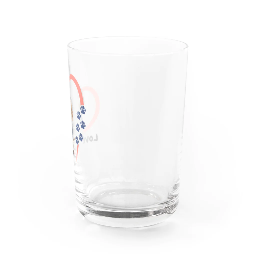 IMALOCOUDEMのI LOVE キャバリア♥ Water Glass :right