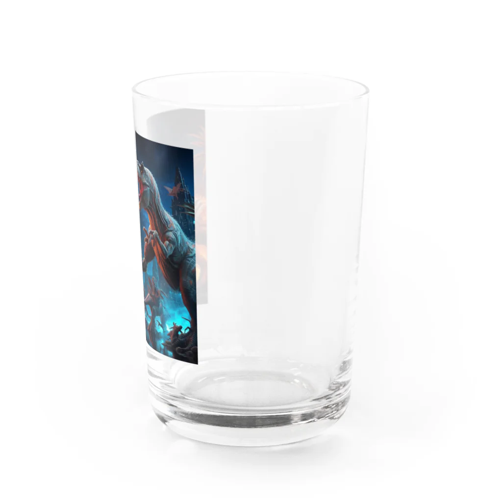 morao777の恐竜バトル Water Glass :right