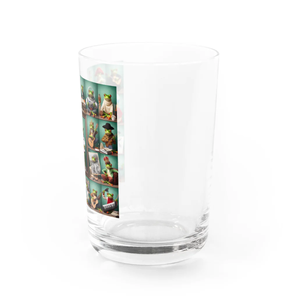 カエルグッズのカエル_様々_コスプレ Water Glass :right