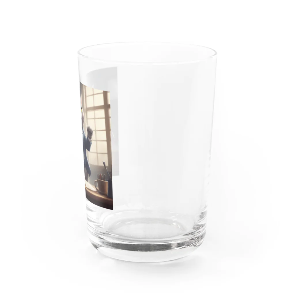 ネコ社長のネコ社長４代目 Water Glass :right