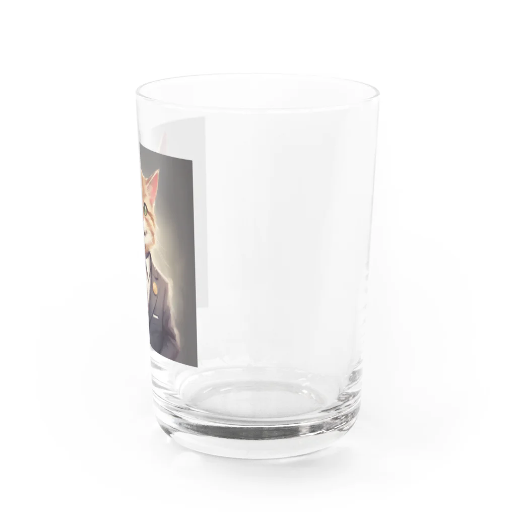 ネコ社長のネコ社長６代目 Water Glass :right