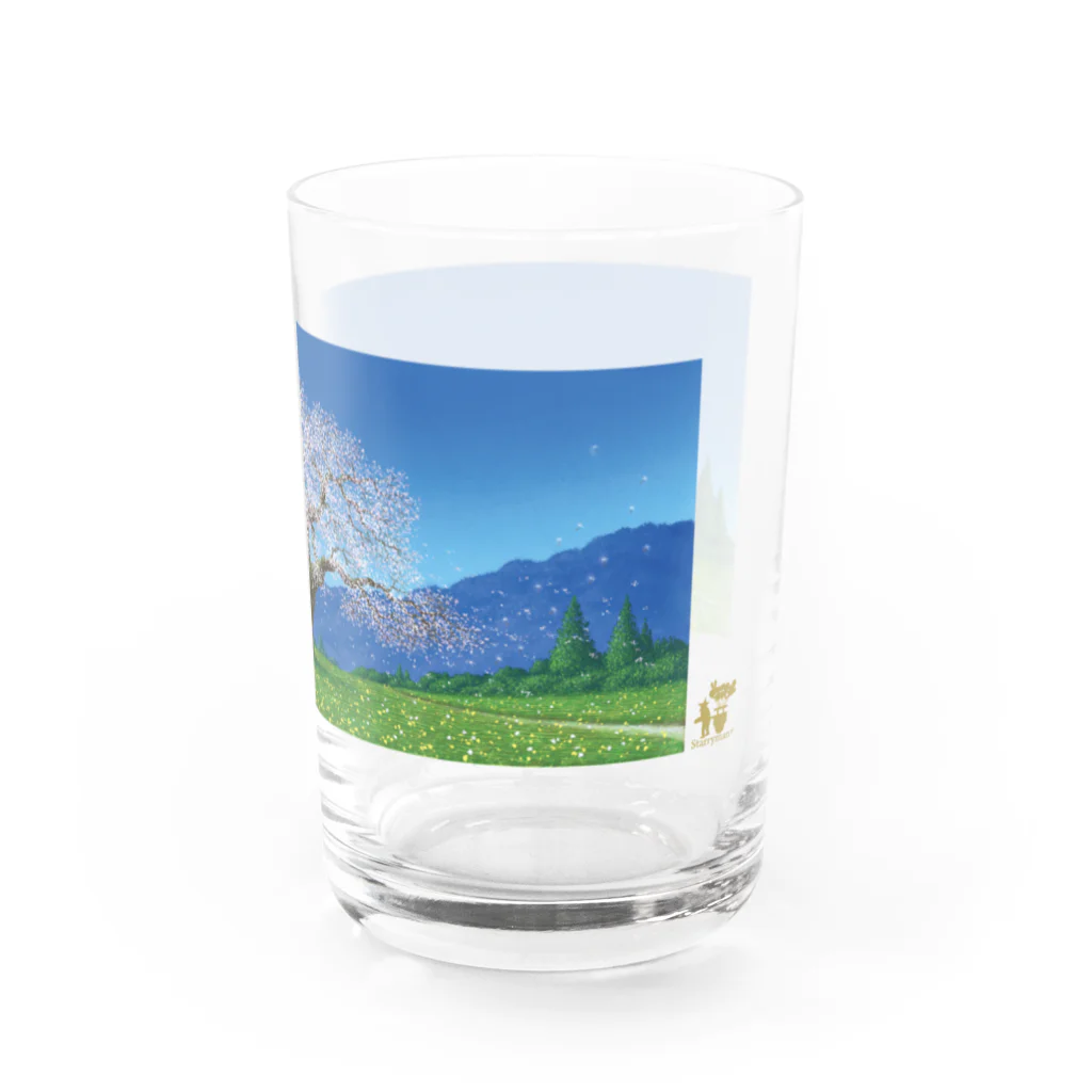 スターリィマンと幸せ暮らしアイテムの日本の四季の輝き〜春〜 Water Glass :right