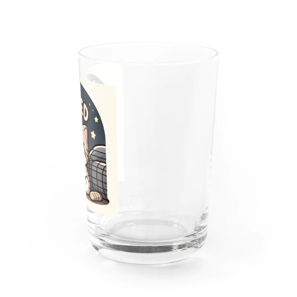 mimikkyu322のTired cat7 Water Glass :right