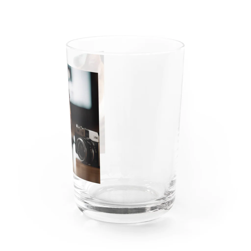 yura6200の猫ちゃん　v8 Water Glass :right