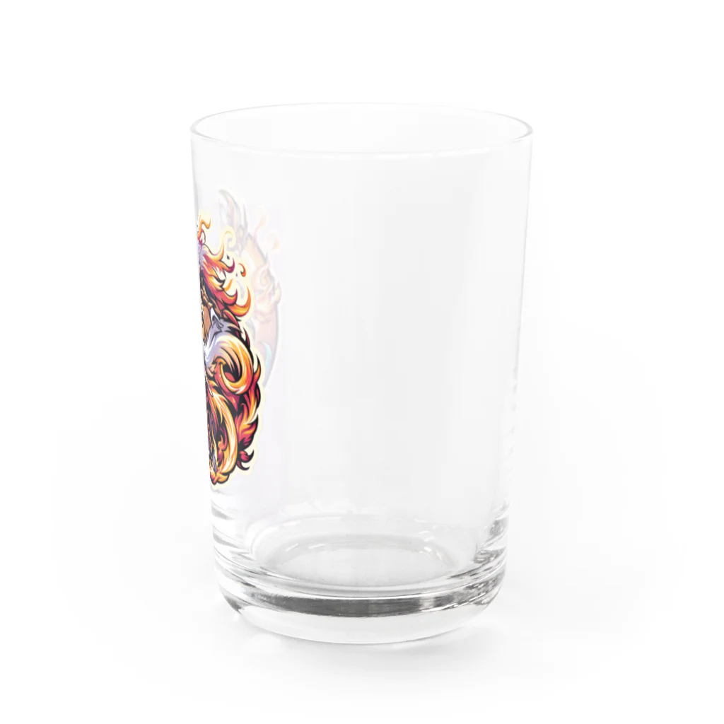 かーふくんのあがきショップの炎風（エンプウ） Water Glass :right