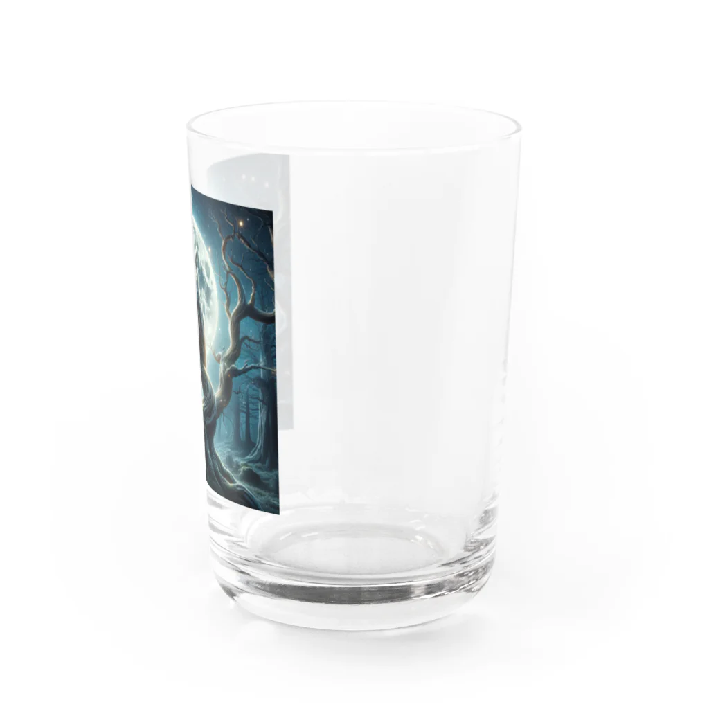 PRINCESSの夜のみみずく Water Glass :right