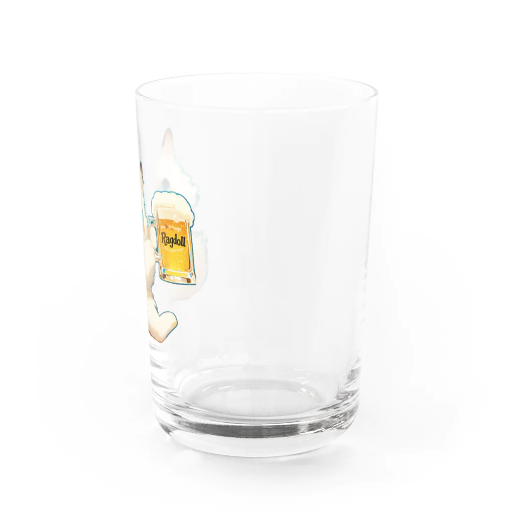 ビール姐さんのほろ酔いミア Water Glass :right