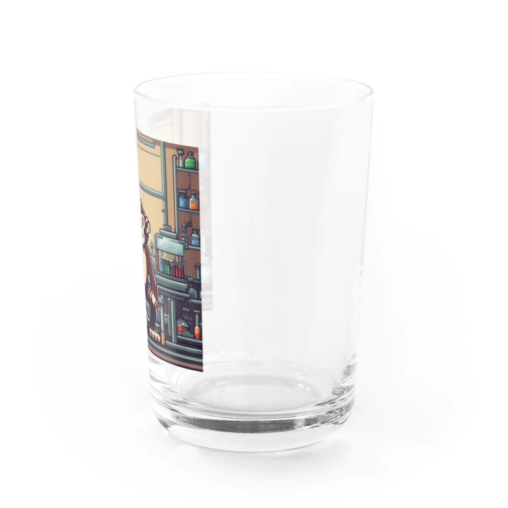 fashionartistarの実験をしているサル Water Glass :right