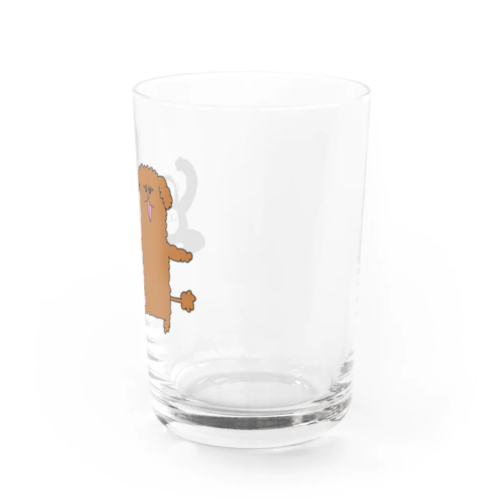 子供の言い訳の犬とゴリラ Water Glass :right