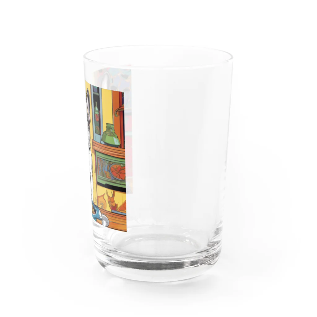 ブヒブヒフィーバーのフレブル Water Glass :right