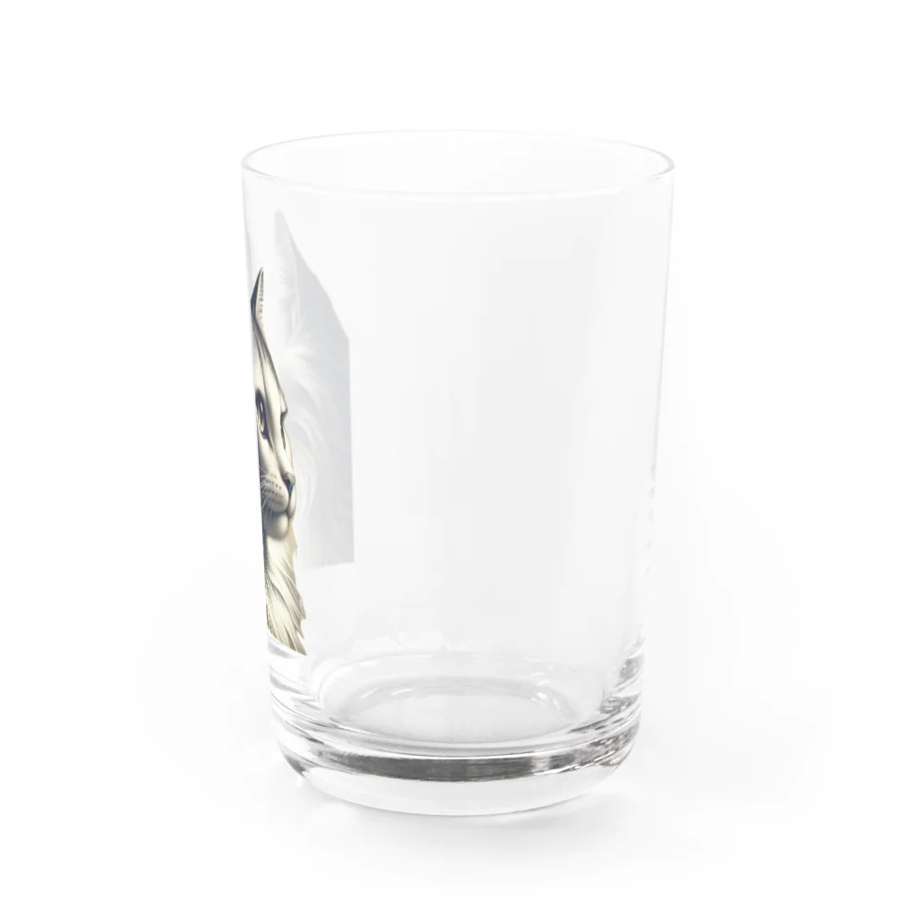 Motonokiの仮）ネコしゃん Water Glass :right