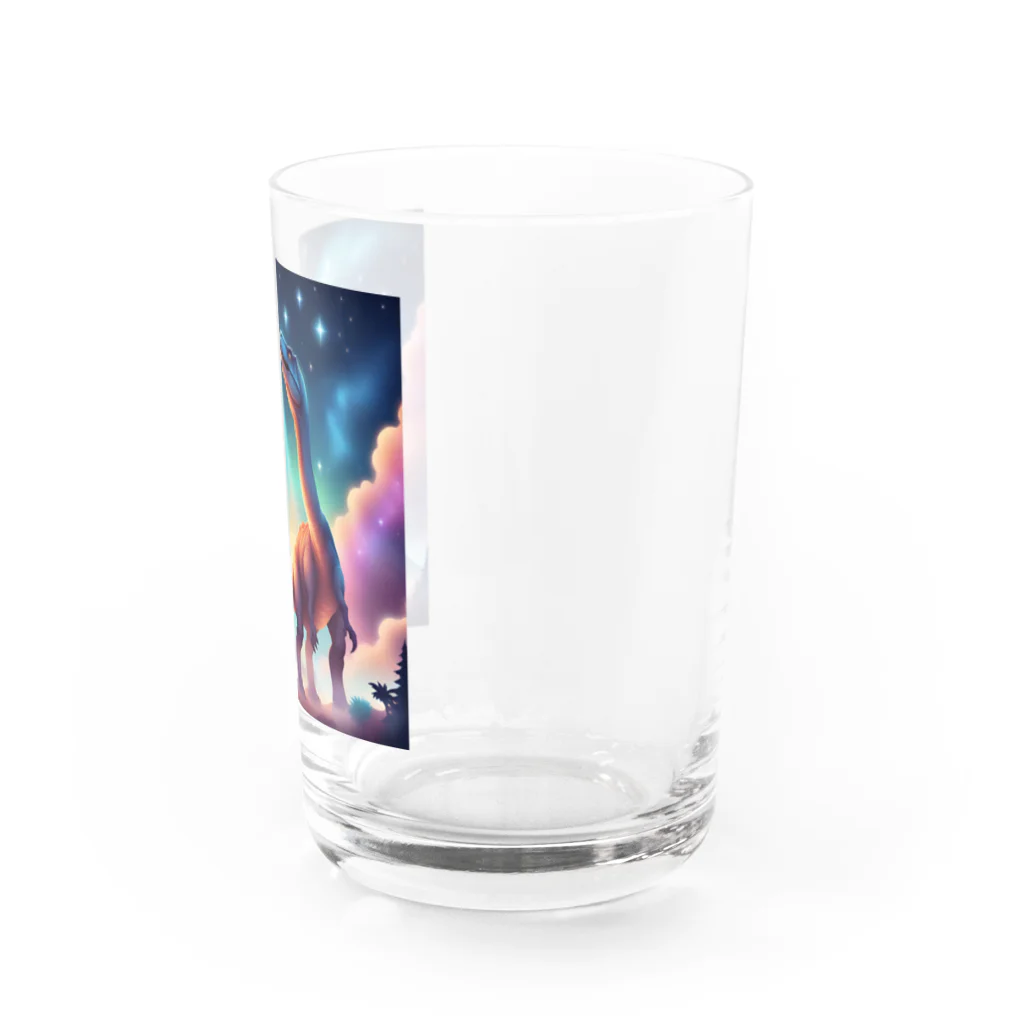 Manoaの恐竜の星 Water Glass :right